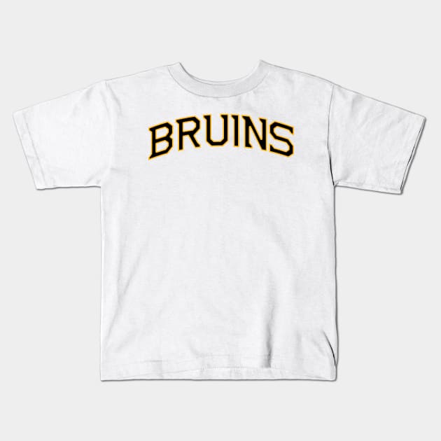 Bruins Kids T-Shirt by teakatir